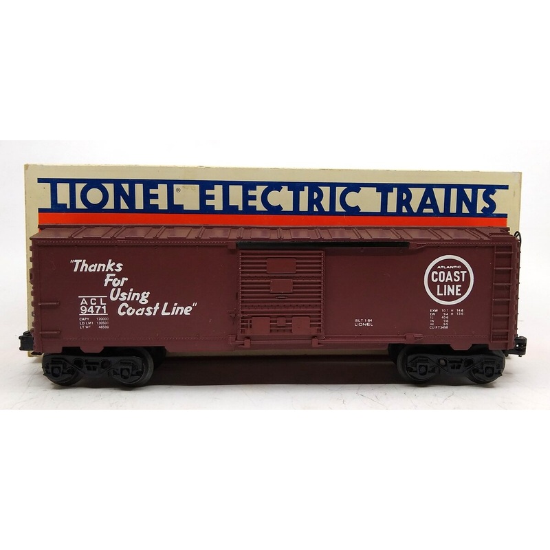 Lionel 6-9471 O Gauge Atlantic Coast Line Boxcar EX/Box