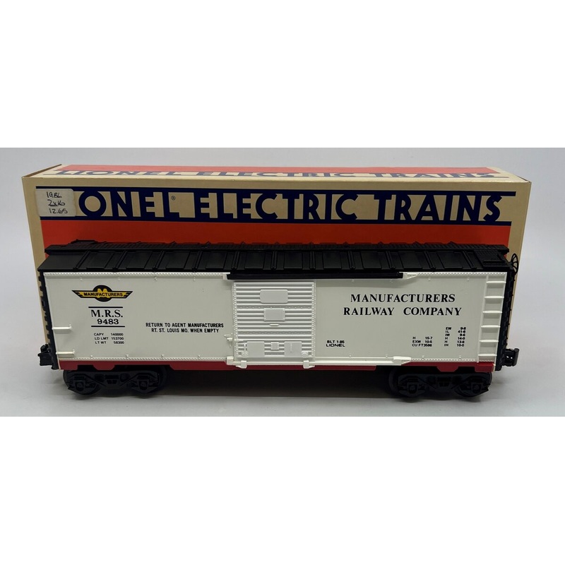 Lionel 6-9483 O Gauge Manufacturers Railway Boxcar #9483 LN/Box