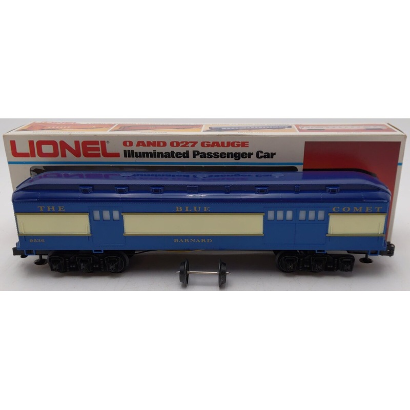 Lionel 6-9536 O Gauge Blue Comet Barnard Baggage Car VG/Box