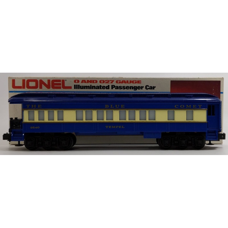Lionel 6-9540 O Gauge Blue Comet Tempel Observation Car LN/Box