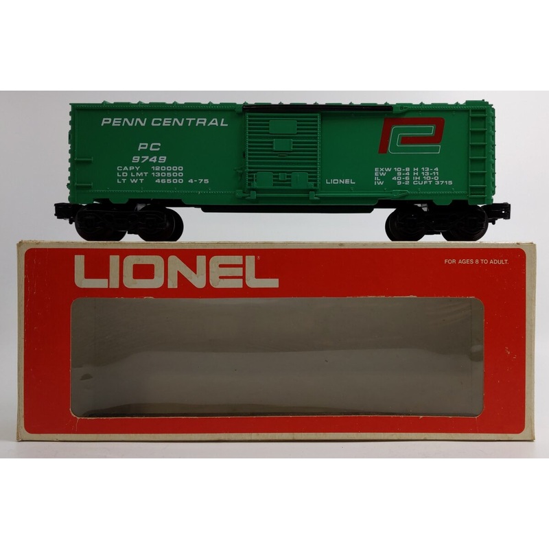 Lionel 6-9749 O Gauge Penn Central Boxcar #9749 EX/Box
