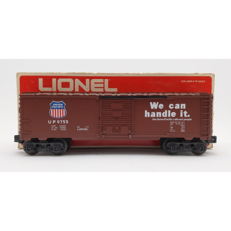Lionel 6-9755 O Gauge Union Pacific Boxcar VG/Box