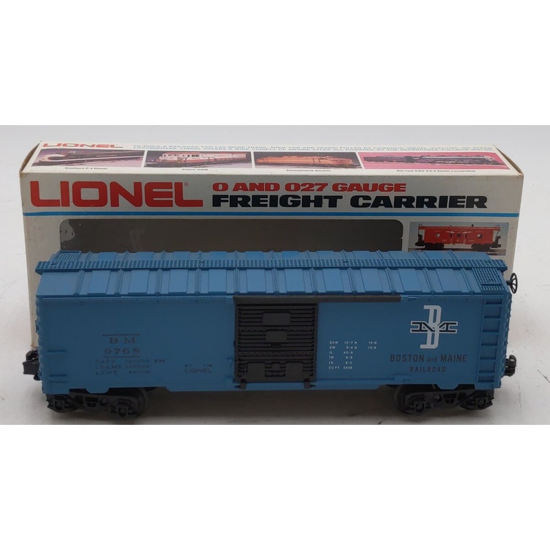 Lionel 6-9768 O Gauge Boston & Maine Boxcar EX/Box