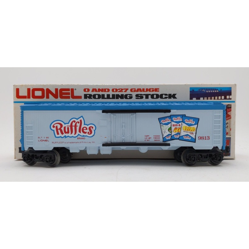 Lionel 6-9813 O Gauge Ruffles Potato Chips Billboard Reefer Car #9813 EX/Box