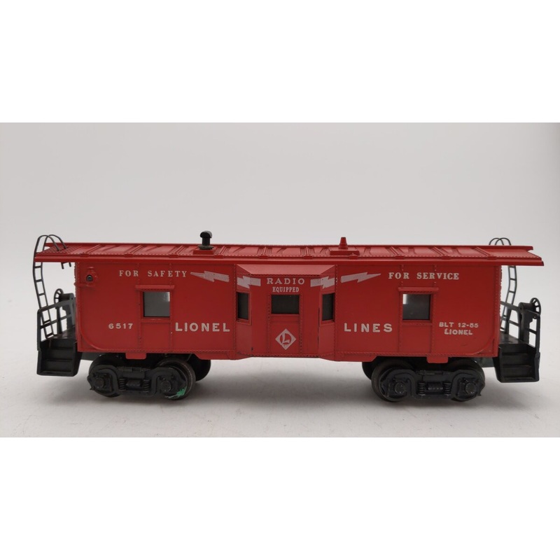 Lionel 6517 Vintage O Lionel Lines Illuminated Bay Window Caboose VG