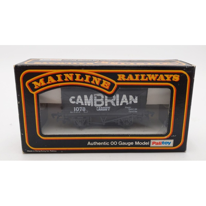 Main Line 37169 OO Cambrian 7 Plank Wagon #1078 LN/Box