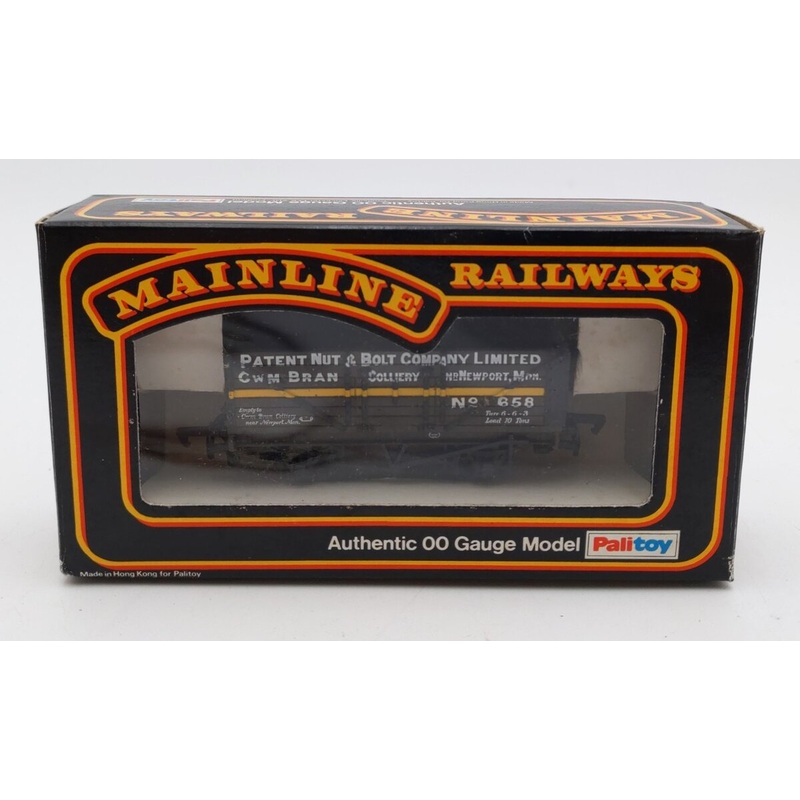 Main Line 37406 OO Patent Nut & Bolt 7 Plank Wagon #658 LN/Box