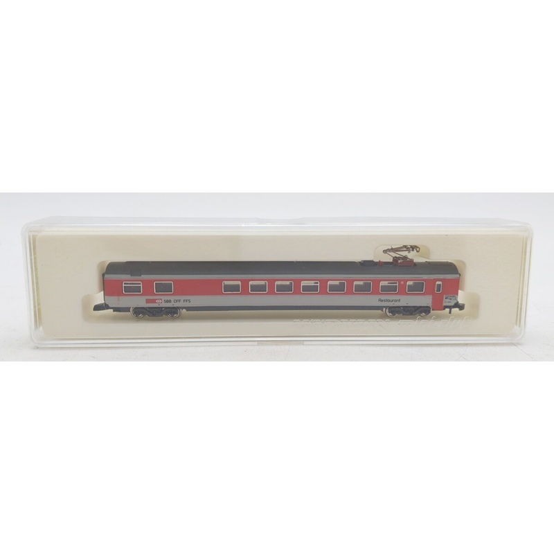 Marklin 8747 Z Scale Swiss Federal Railways SBB CFF FFS Restaurant Car LN/Box