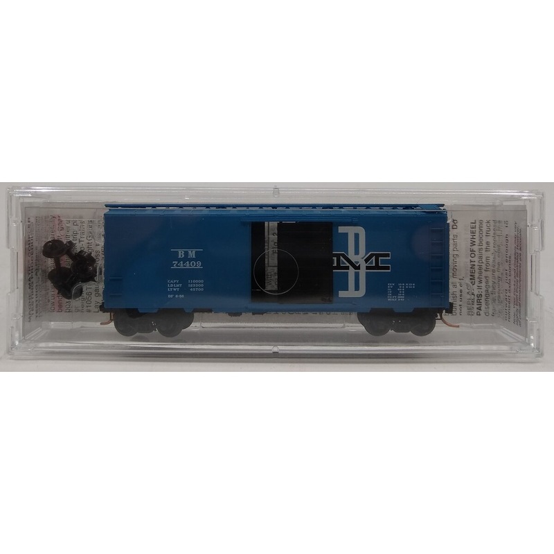 Micro-Trains 02000140 N Boston & Maine 40′ Standard Single Door Boxcar #74409 LN/Box