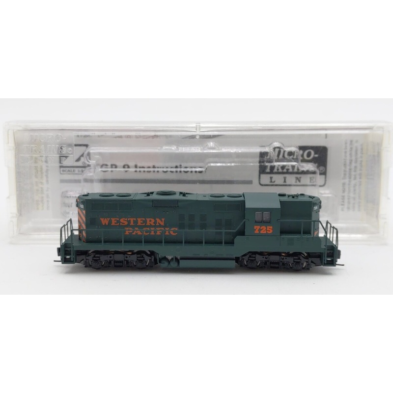 Micro-Trains 98201090 Z Western Pacific EMD GP9 Powered Diesel Locomotive #725 LN/Box