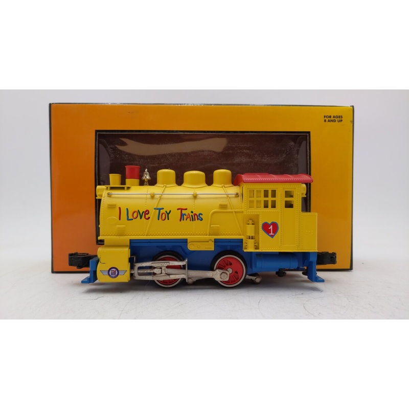 MTH 30-1208-0 O Gauge I Love Toy Trains 0-4-0 Dockside Steam Locomotive #1 EX/Box