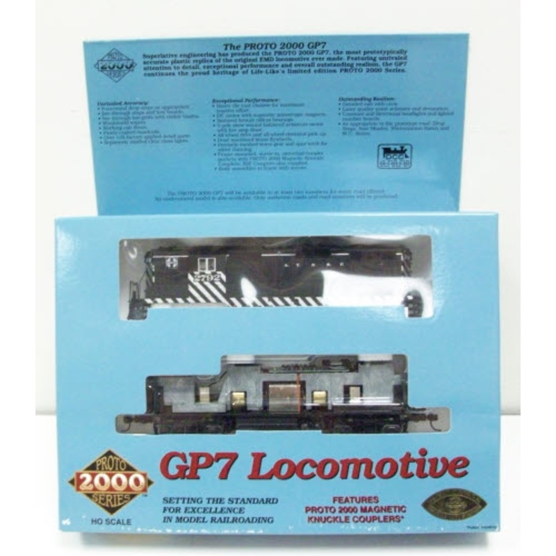 Proto 2000 23002 Life Like HO AT&SF GP7 Phase II Diesel Locomotive #2792 MT/Box