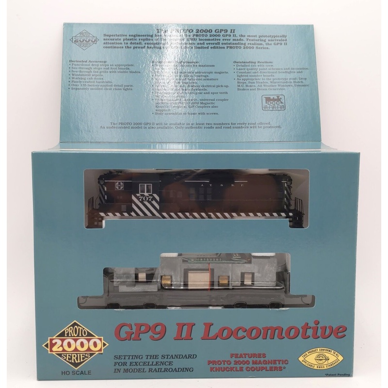 Proto 2000 23614 HO Scale ATSF EMD GP9 II Diesel Locomotive #707 MT/Box