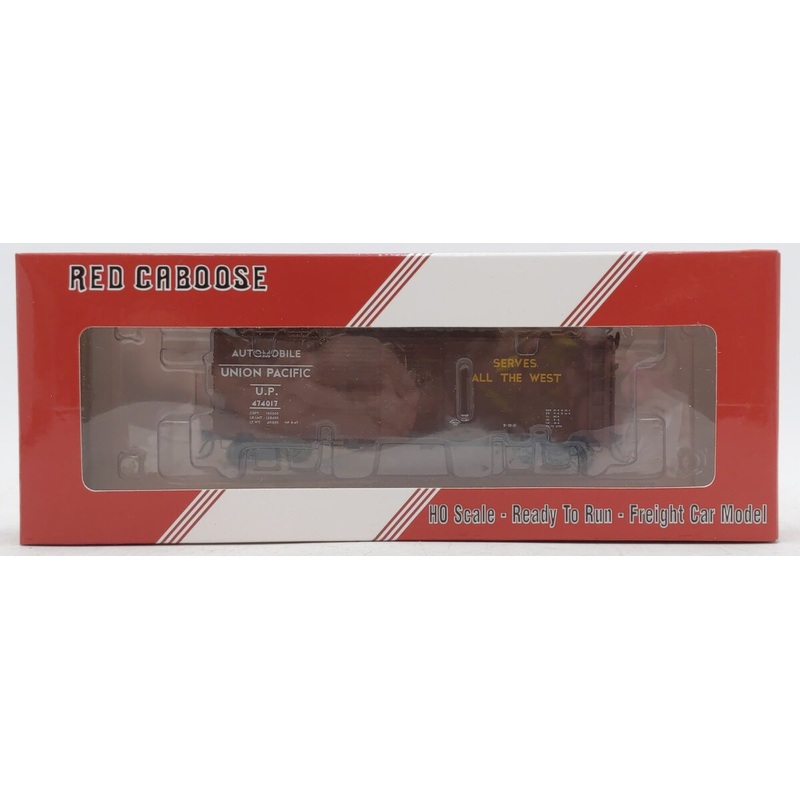 Red Caboose RR-385040-10 HO Union Pacific AAR Double Door Boxcar #474017 LN/Box