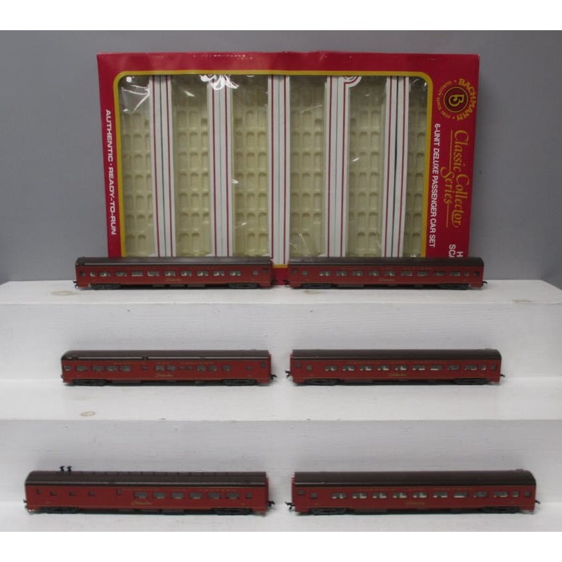 Bachmann 43-1290 HO Norfolk & Western 6-Unit Deluxe Passenger Set LN/Box