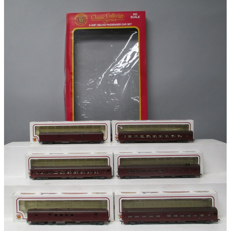 Bachmann 43-1291 HO Scale Norfolk & Western Passenger Train Set LN/Box