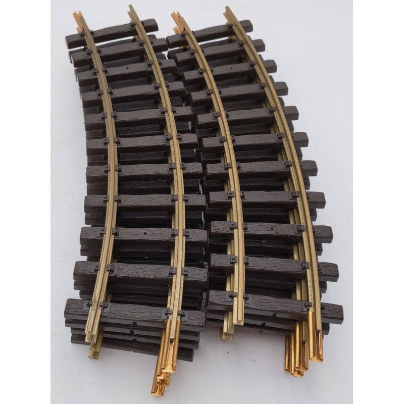 LGB 1100 G Gauge Curved Track Sections (8) EX