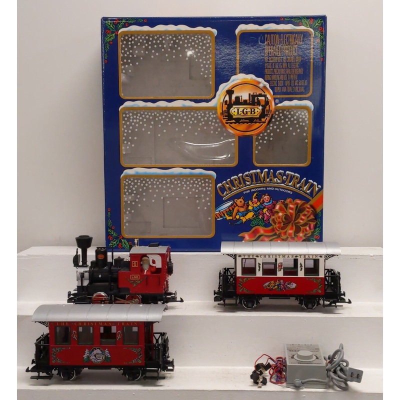 LGB 21540 G Gauge Christmas Steam Train Set EX/Box