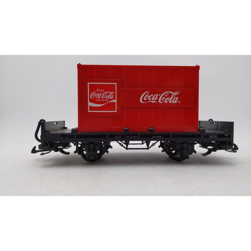 LGB 4003 LGB G Scale 4003 Flatcar and Container Load EX