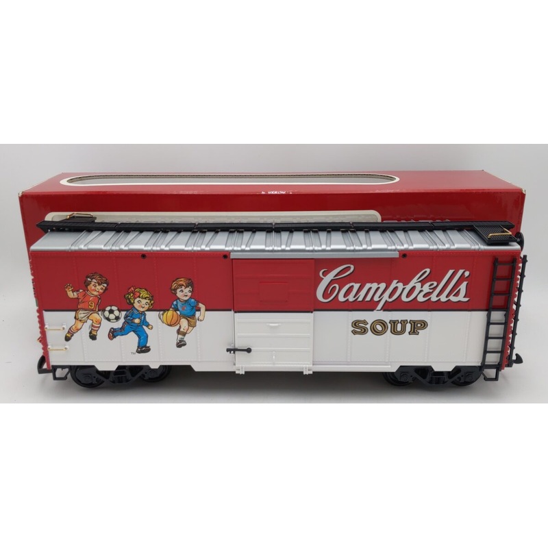 LGB 4191CS G Scale Campbell’s Soup Kids Box Car LN/Box