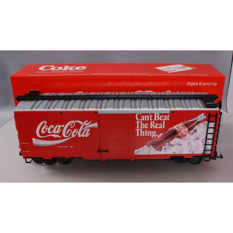 LGB 4291 G Scale Coca-Cola Cant Beat The Real Thing Refrigerator Car EX/Box