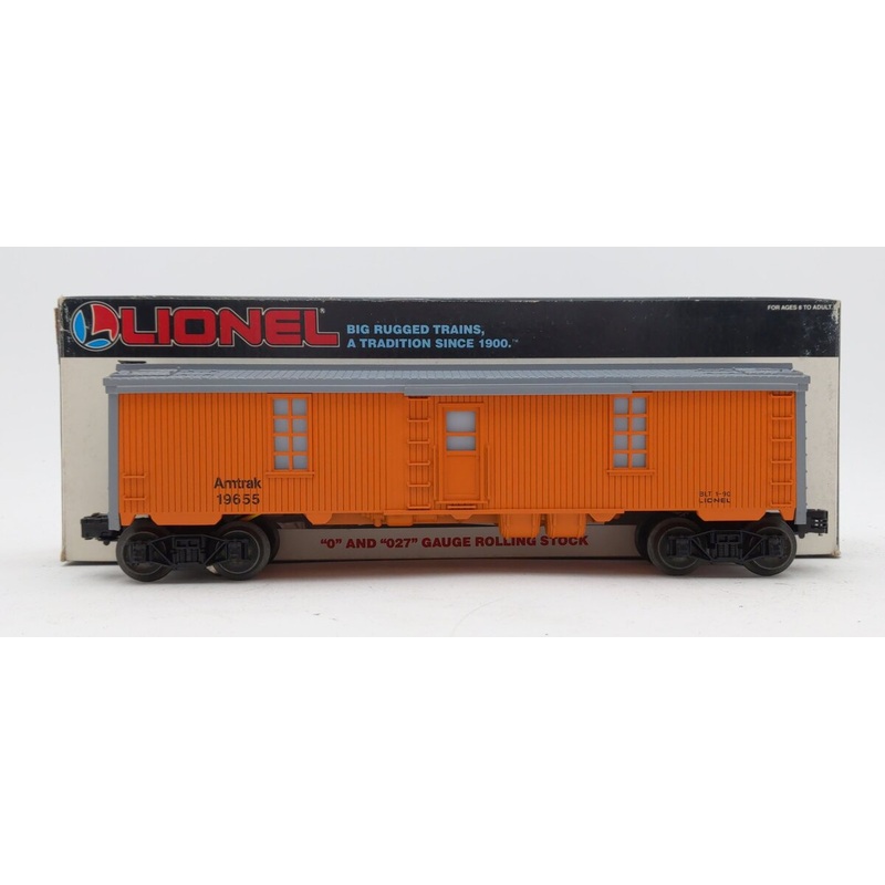 Lionel 6-19655 O Gauge Amtrak Tool Car with Lighted Interior EX/Box