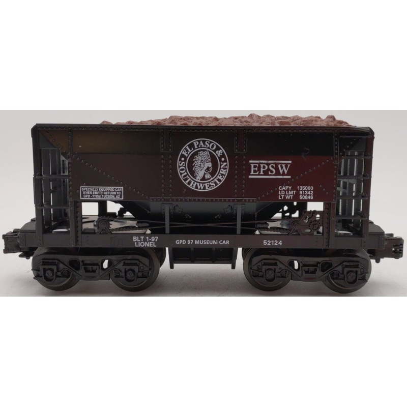 Lionel 6-52124 O Gauge TTOM-1997 ESPW Ore Car w/Ore Load EX