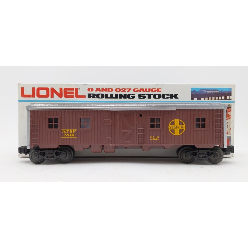 Lionel 6-5745 O Gauge AT&SF Bunk Car EX/Box