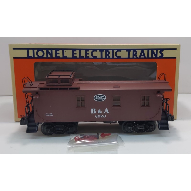 Lionel 6-6920 O Gauge Boston & Albany Woodside Illuminated Caboose LN/Box