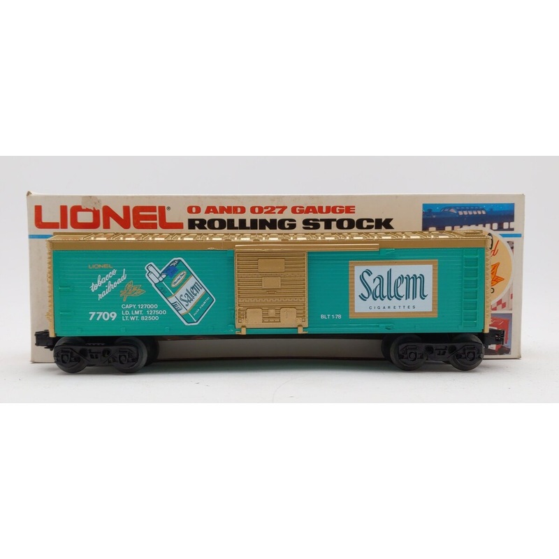Lionel 6-7709 O Gauge Salem Billboard Refrigerator Car EX/Box