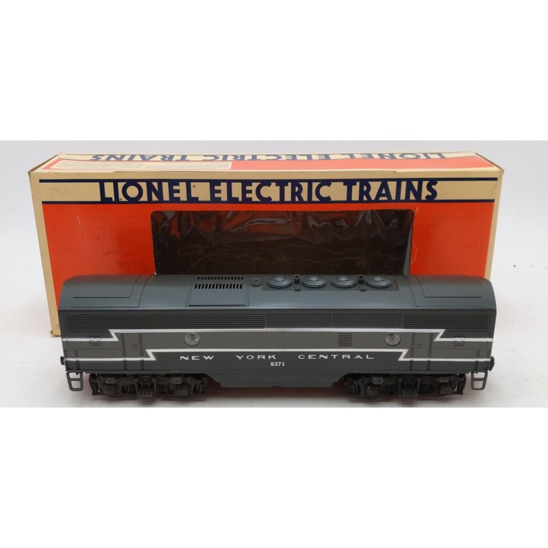 Lionel 6-8371 O New York Central F-3 B Unit Non- Pwd. Diesel Locomotive w/Horn EX/Box