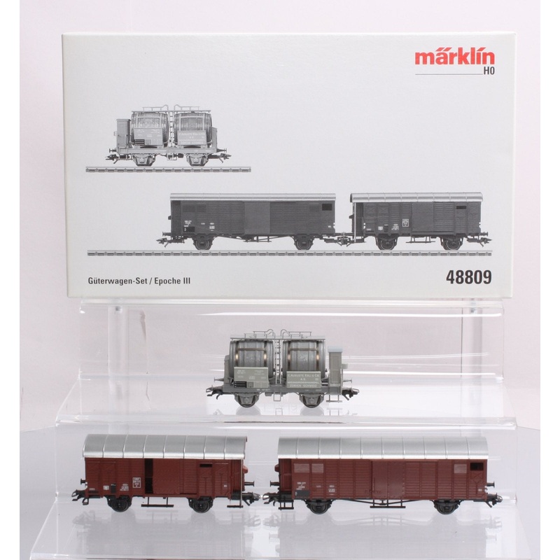 Marklin 48809 HO Scale Freight Car Set LN/Box