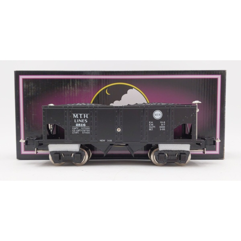 MTH 10-8020 Black O Gauge 2816 Hopper Car EX/Box