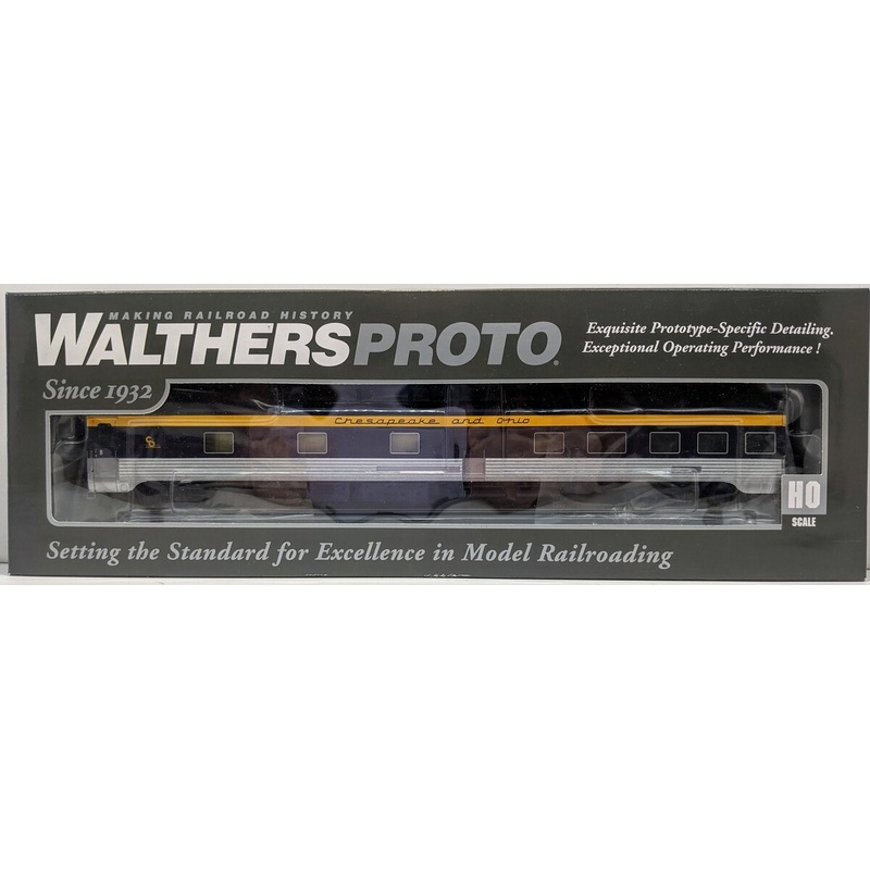 Walthers 920-9506 HO Scale C&O George Washington 85′ P-S Dorm Diner Car LN/Box