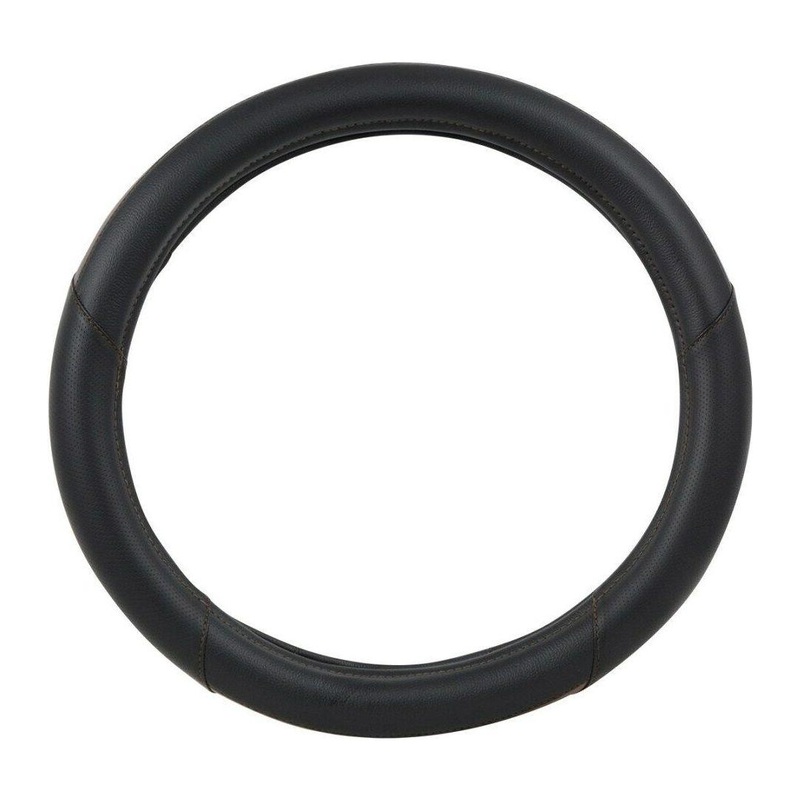 54062 truck universal steering wheel cover 18 inch center matte dark wood #54062