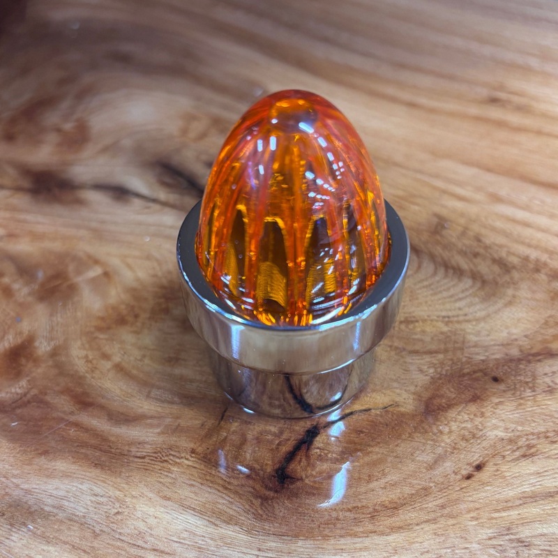 CR. ALUM. CAP & AM WATERMELON LENS FOR 1 BUMPER GUIDE #94760