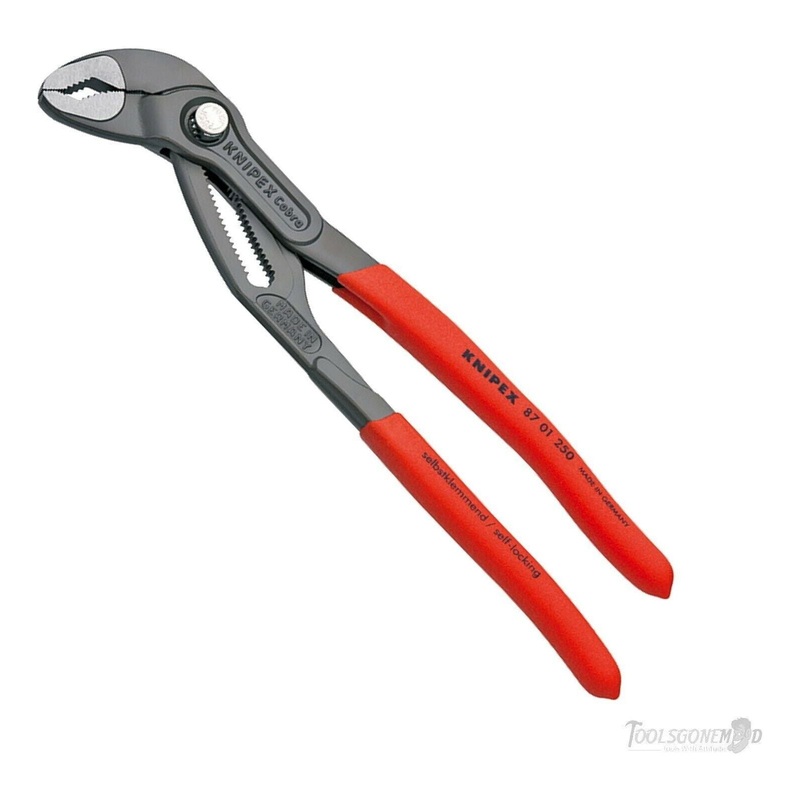 k-87-01-300-sba knipex 12 in.water pump pliers wrench grip teeth pushbutton k-87-01-300-sba new