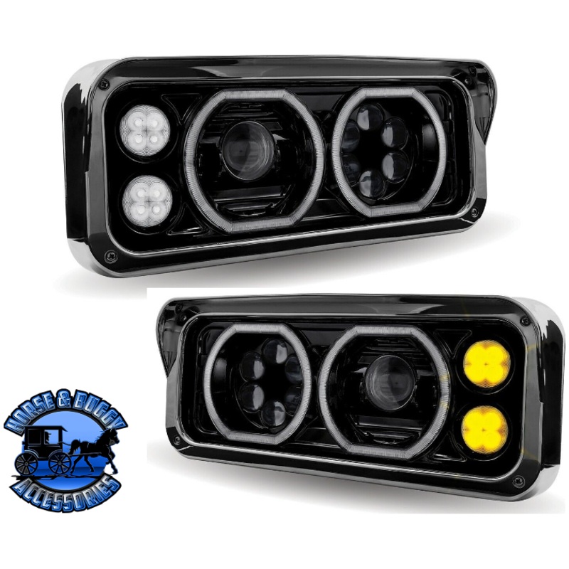 Trux 4×6 Universal LED Projector Headlights Assembly (CHOOSE SIDE)