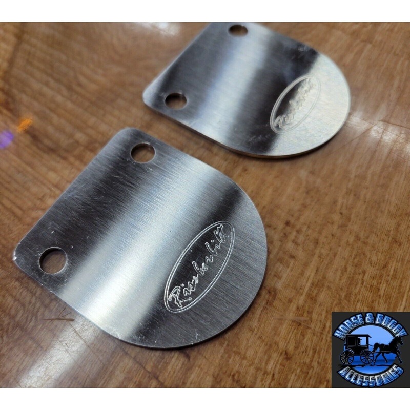 43628 Kenworth roof plate horn kit block off stainless steel paintable custom pair new