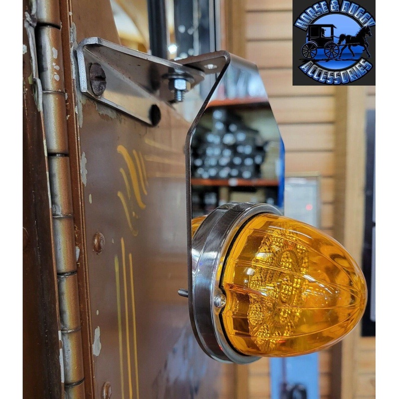 Custom watermelon turn signal brackets stainless universal sold individually 1pc ss-1002