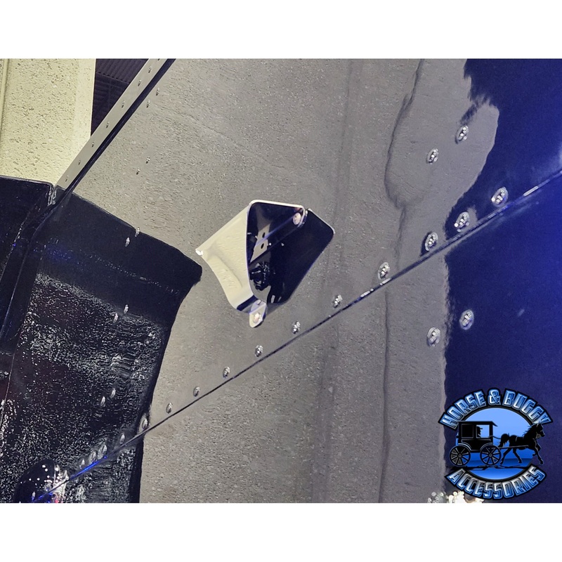 Antenna bracket Peterbilt Kenworth stainless steel ss-1004