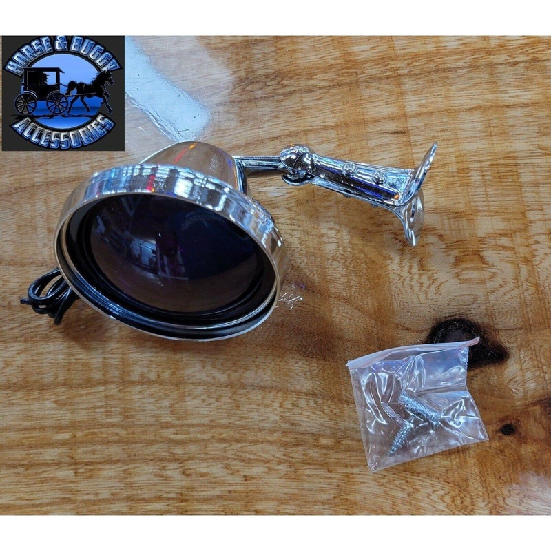 old school Vintage Anti-Glare Interior Light Purple w/mounting hardware 30658