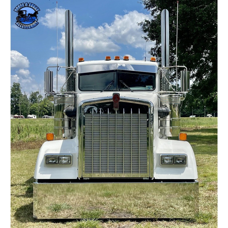 Rollin low Kenworth  7 x 5 Reverse Bowtie Visor Fits-Flat Glass Models #2025