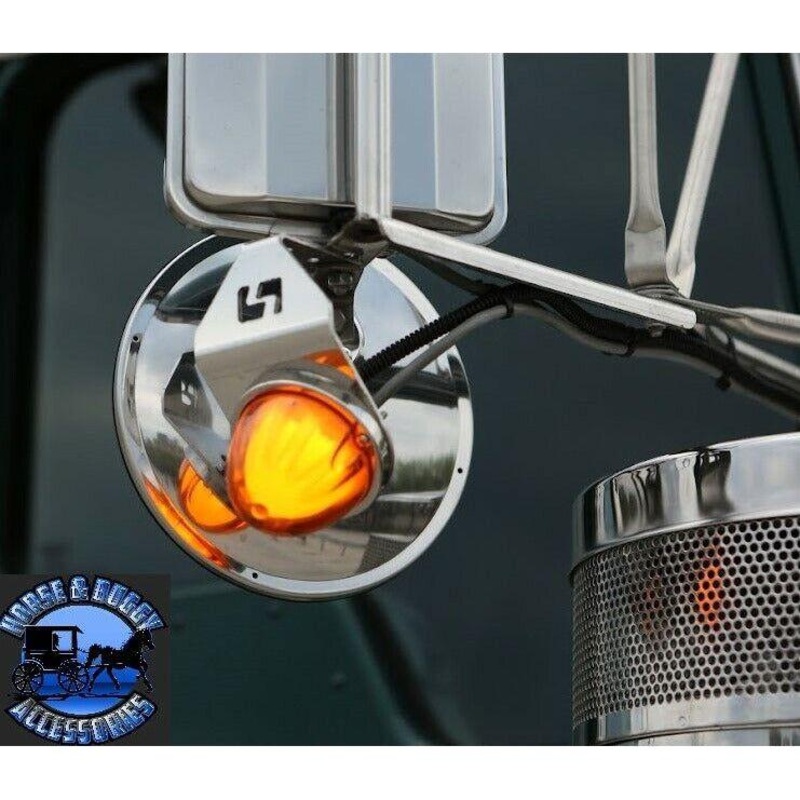 Shift watermelon turn signal brackets only stainless universal sold in pairs 2pc  #sp-172038