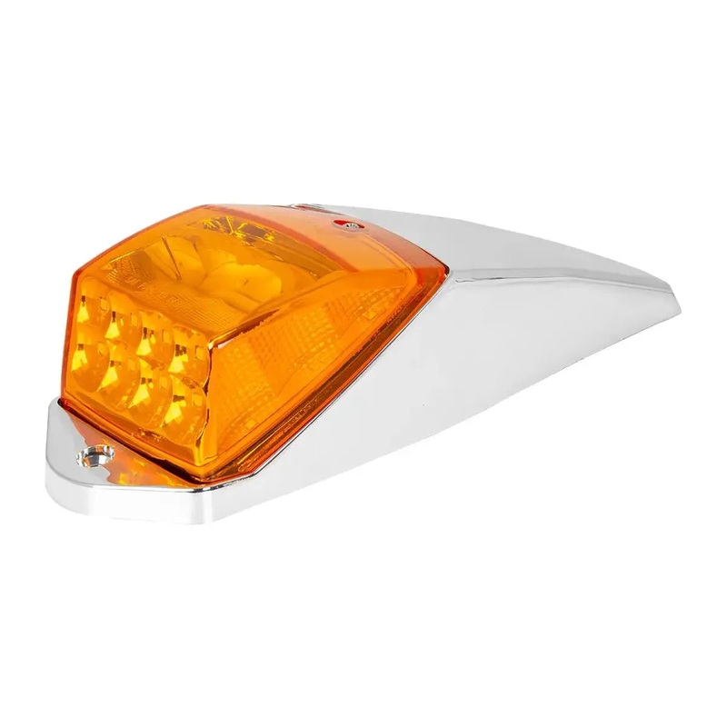 77564 SPYDER AMBER/AMBER 17 LEDS G5K CAB LIGHT, CR. PL. HOUSING [new style]