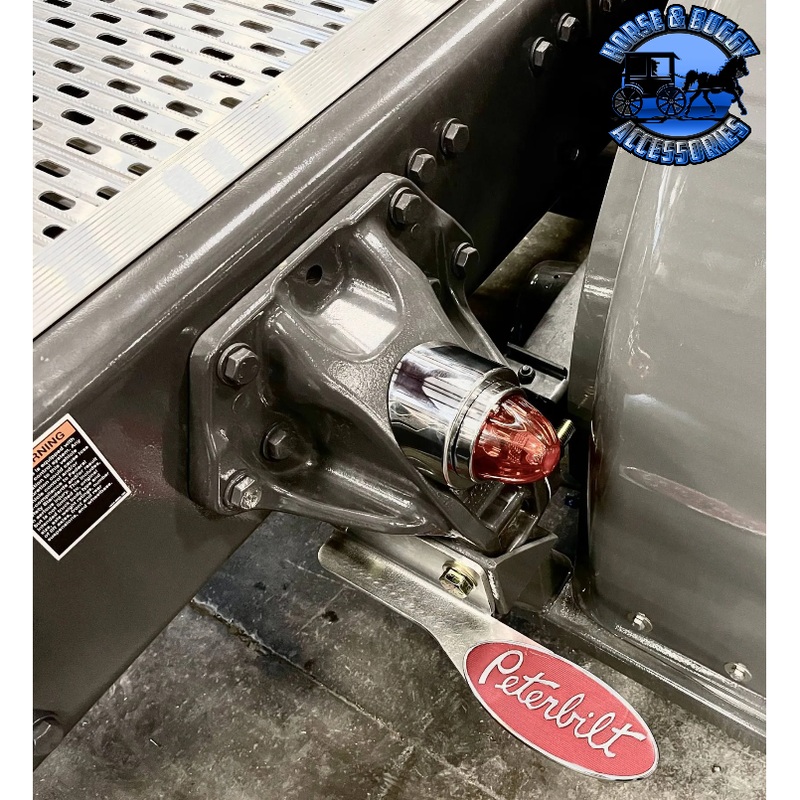 nu-1800 Peterbilt low air leaf suspension watermelon light brackets (sold in sets of 4)  #nu-1800