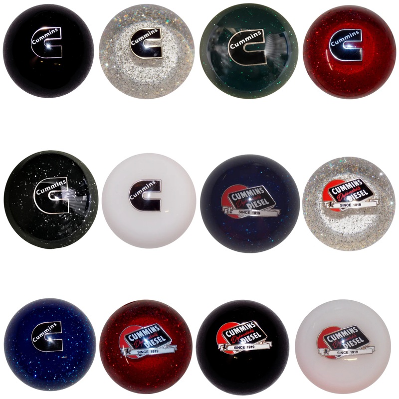 Cummins Logo Shift Knobs (M10x1.50 female threads) (Fits 5,6 speed manual Dodge Cummins Truck & Dodge Ram 2500, 3500)