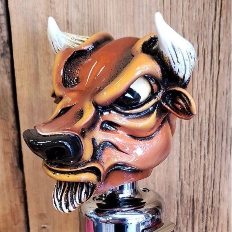 El Toro Copper Bull Shift Knob #VC-BULL-CPR (1/2-13 female threads)