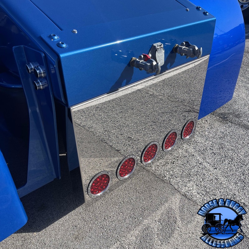 Iowa Customs 304 Stainless Rear Center Panel – 20 Drop (Choose Style)