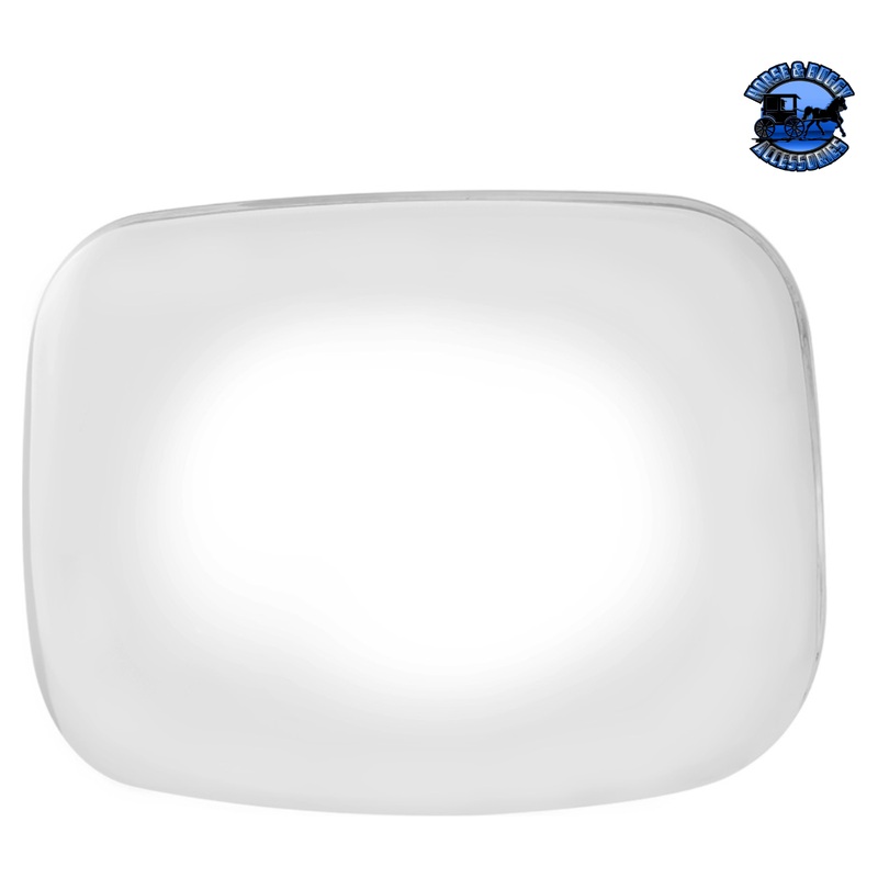 CHROME HOOD MIRROR COVER FOR 2008-2017 FREIGHTLINER CASCADIA (Choose Side)